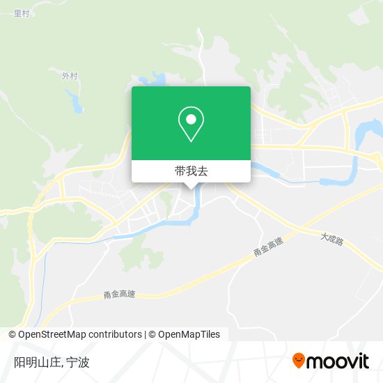 阳明山庄地图