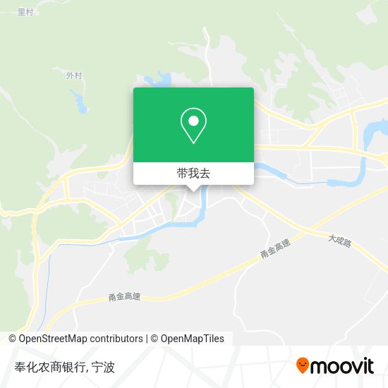 奉化农商银行地图