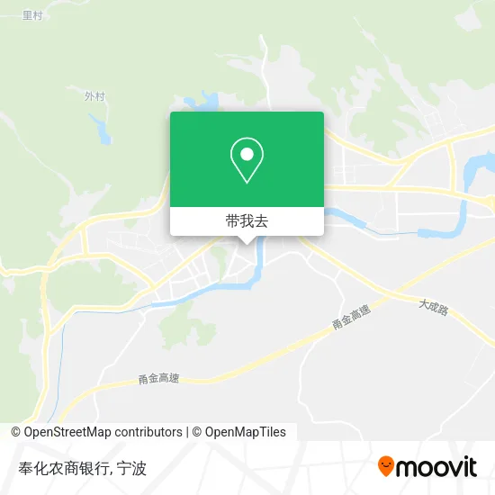 奉化农商银行地图