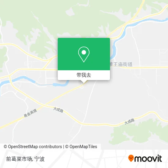 前葛菜市场地图