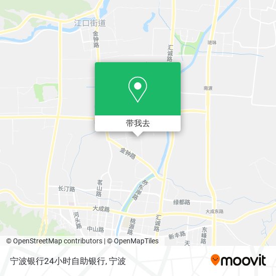 宁波银行24小时自助银行地图