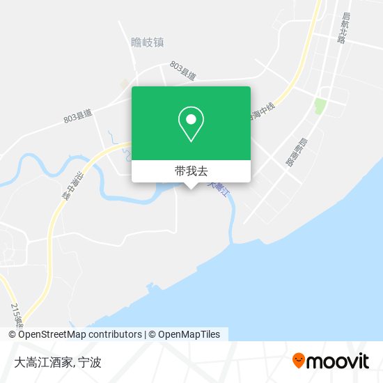 大嵩江酒家地图