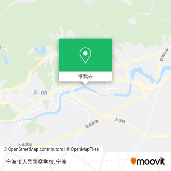 宁波市人民警察学校地图