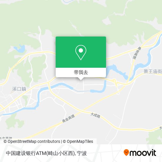 中国建设银行ATM(畸山小区西)地图