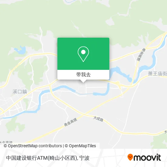 中国建设银行ATM(畸山小区西)地图