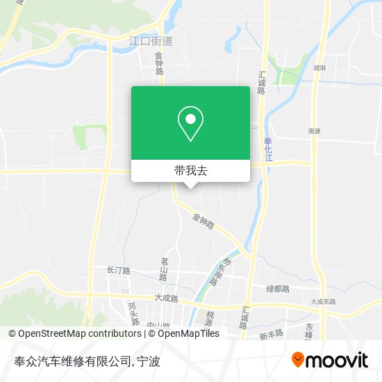 奉众汽车维修有限公司地图