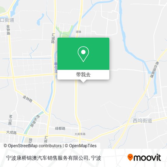 宁波康桥锦澳汽车销售服务有限公司地图