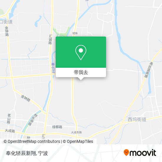 奉化轿辰新翔地图