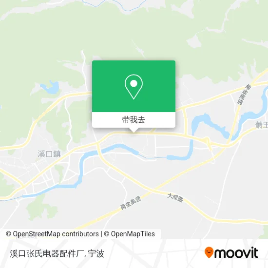 溪口张氏电器配件厂地图