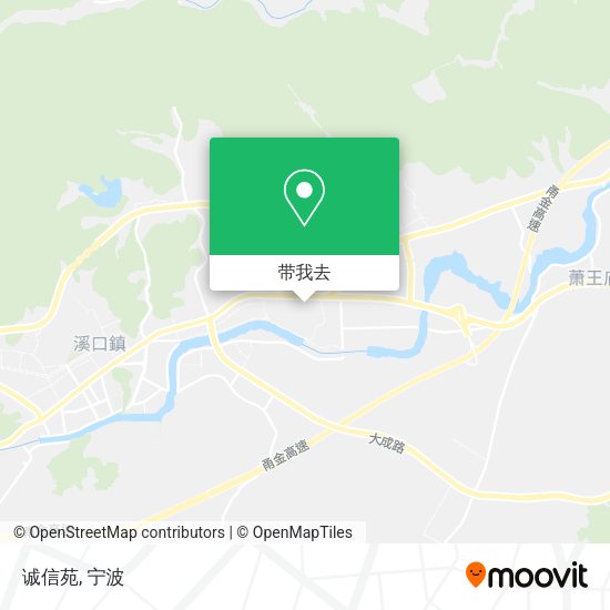 诚信苑地图