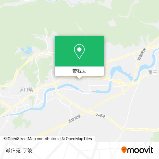 诚信苑地图