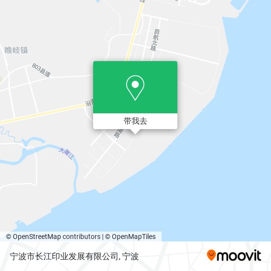 宁波市长江印业发展有限公司地图