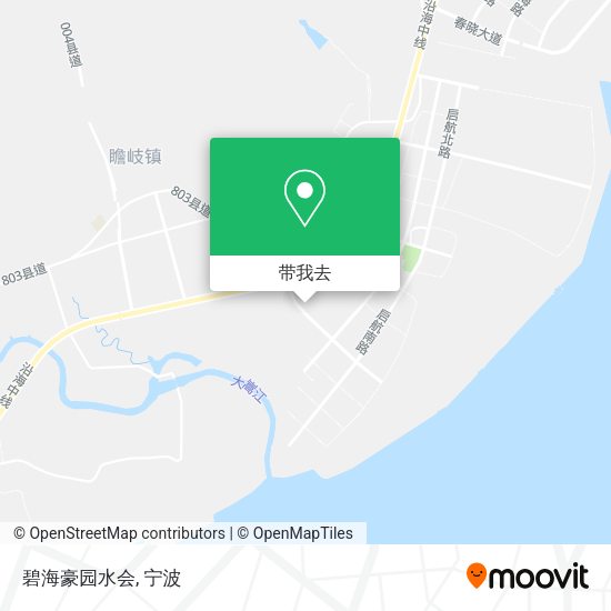 碧海豪园水会地图