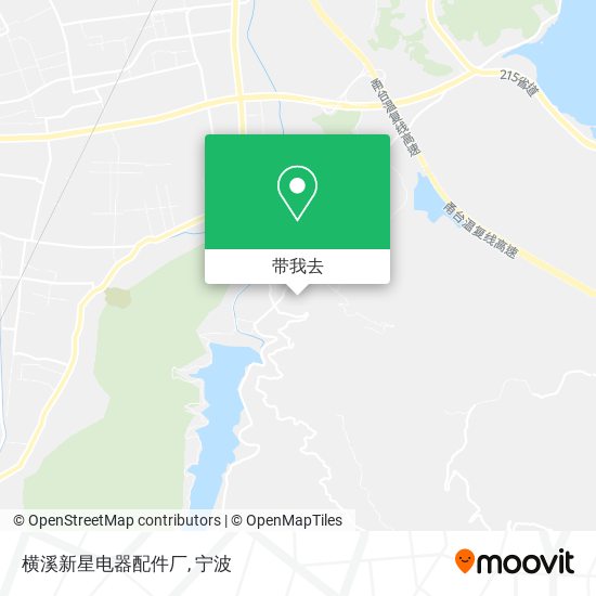 横溪新星电器配件厂地图