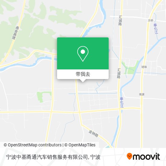 宁波中基甬通汽车销售服务有限公司地图