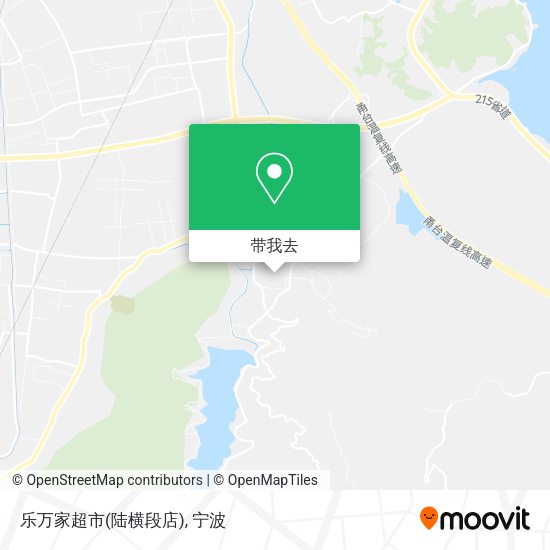 乐万家超市(陆横段店)地图