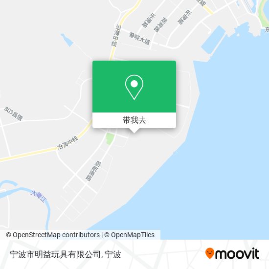 宁波市明益玩具有限公司地图