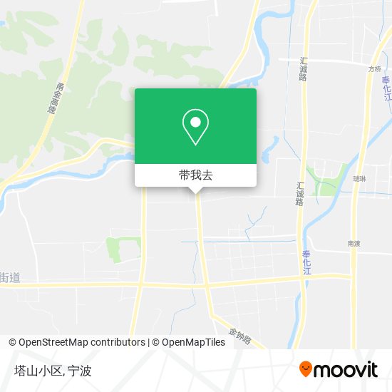 塔山小区地图