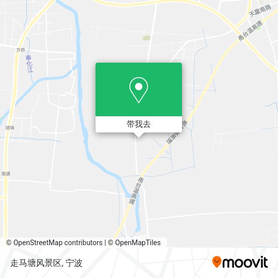走马塘风景区地图