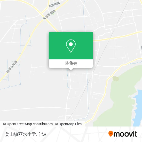 姜山镇丽水小学地图