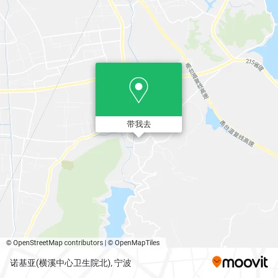 诺基亚(横溪中心卫生院北)地图