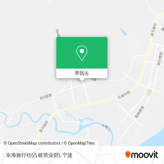 东海旅行社(占岐营业部)地图