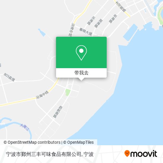 宁波市鄞州三丰可味食品有限公司地图
