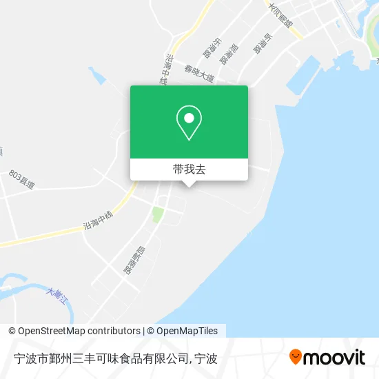 宁波市鄞州三丰可味食品有限公司地图