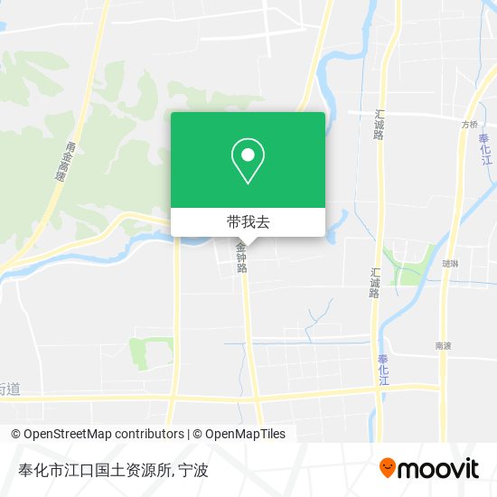 奉化市江口国土资源所地图