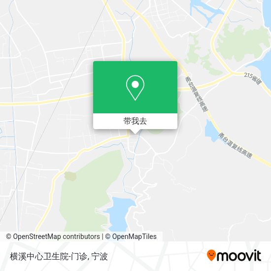 横溪中心卫生院-门诊地图