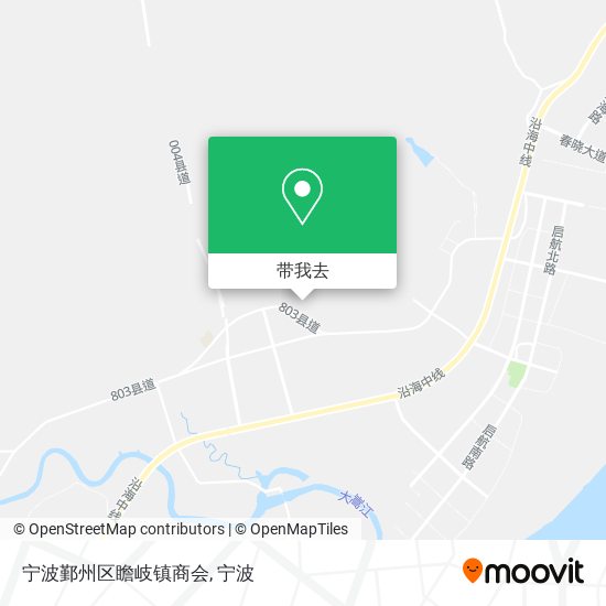 宁波鄞州区瞻岐镇商会地图