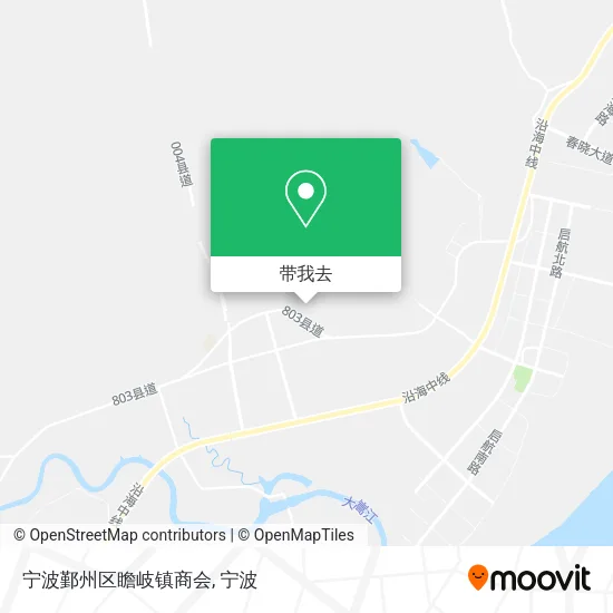 宁波鄞州区瞻岐镇商会地图