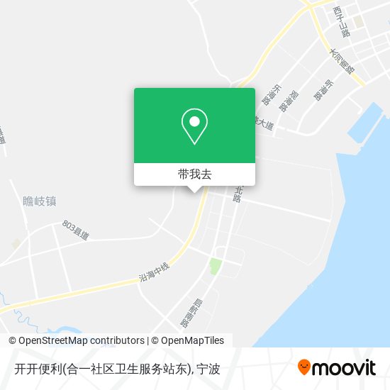 开开便利(合一社区卫生服务站东)地图
