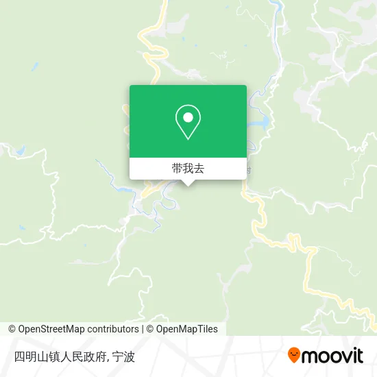四明山镇人民政府地图