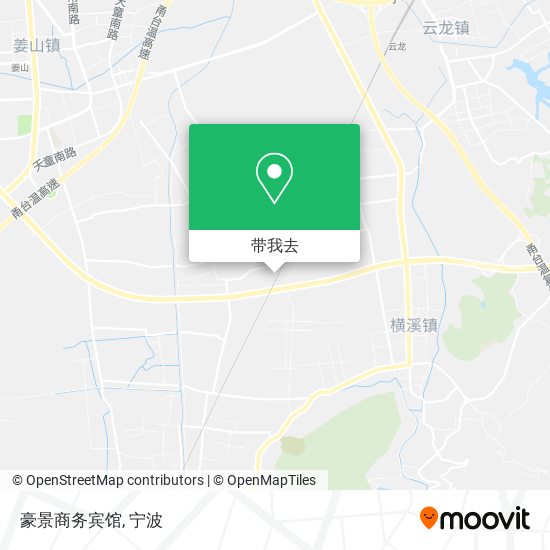 豪景商务宾馆地图