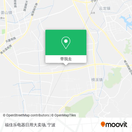 福佳乐电器日用大卖场地图
