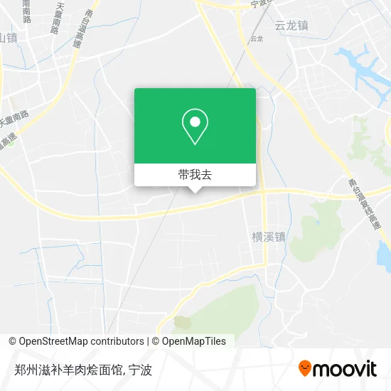 郑州滋补羊肉烩面馆地图