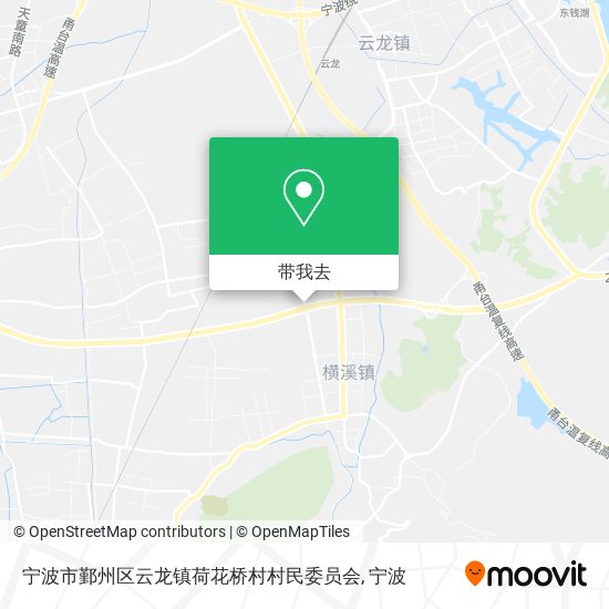 宁波市鄞州区云龙镇荷花桥村村民委员会地图