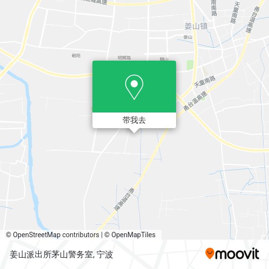 姜山派出所茅山警务室地图
