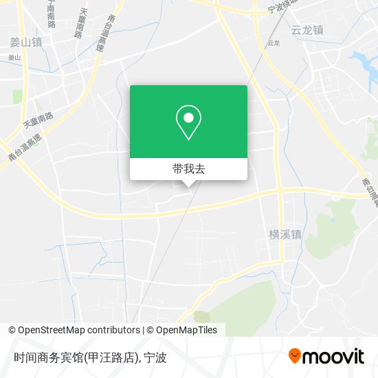 时间商务宾馆(甲汪路店)地图