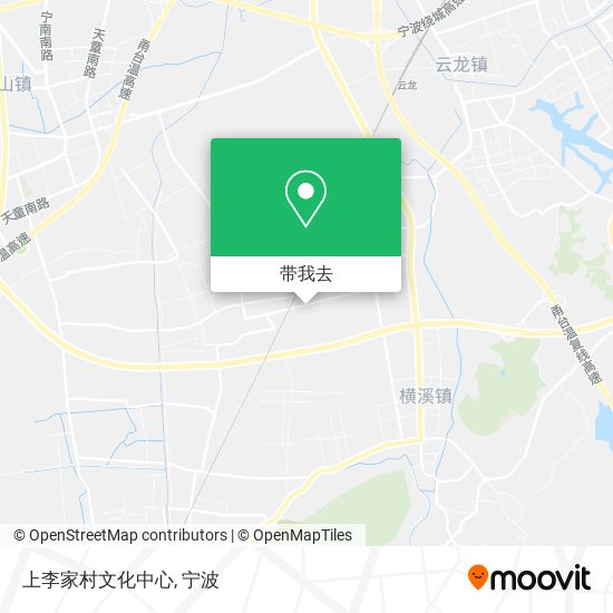 上李家村文化中心地图