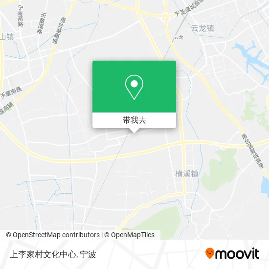 上李家村文化中心地图