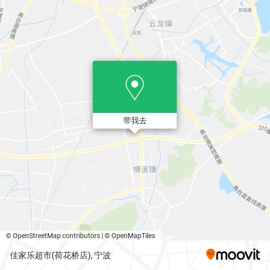 佳家乐超市(荷花桥店)地图
