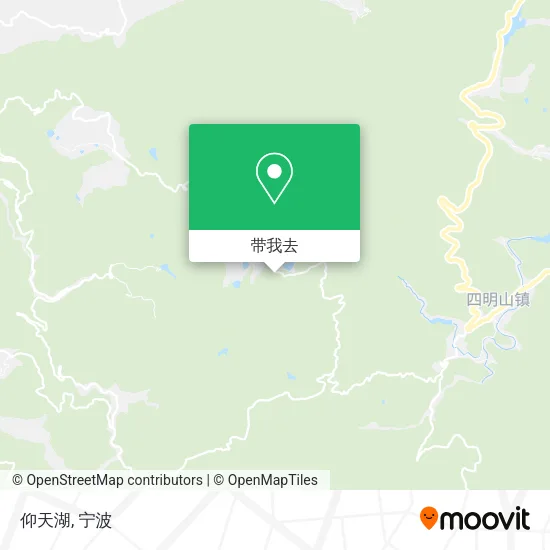 仰天湖地图