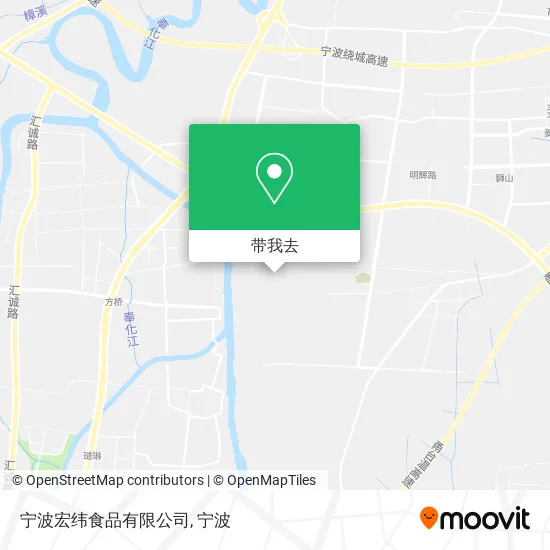 宁波宏纬食品有限公司地图