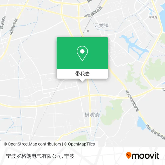 宁波罗格朗电气有限公司地图