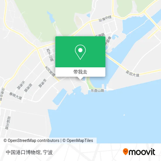 中国港口博物馆地图