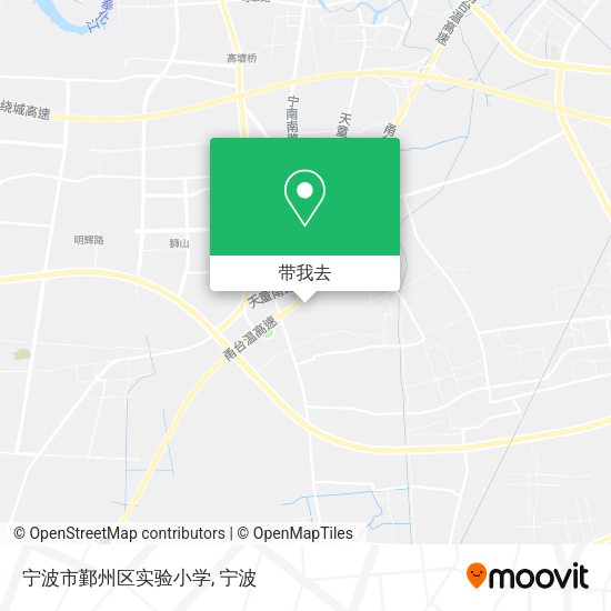 宁波市鄞州区实验小学地图