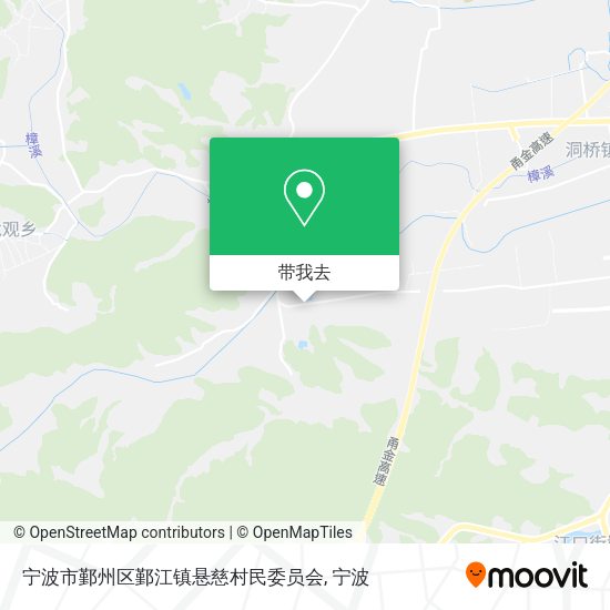 宁波市鄞州区鄞江镇悬慈村民委员会地图