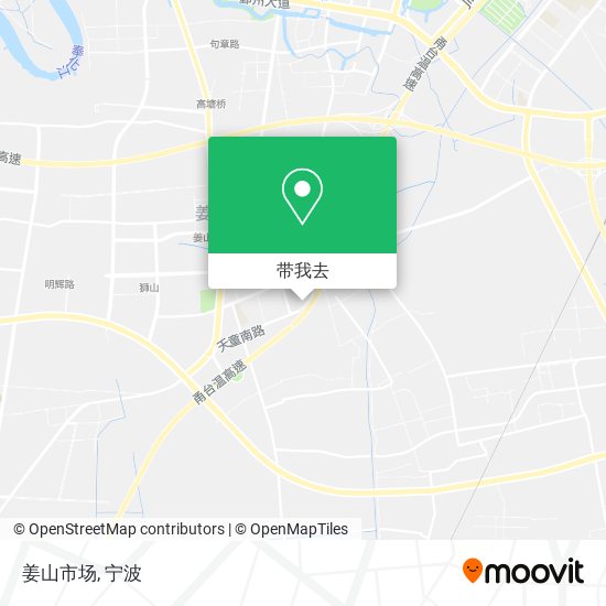 姜山市场地图